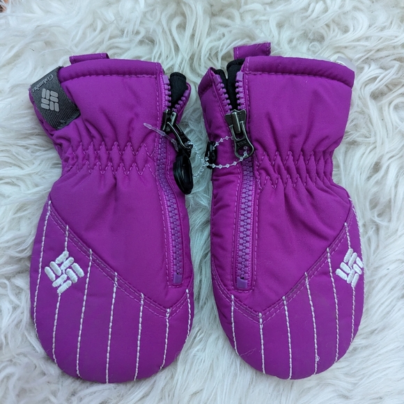 Baby Girls One Size Infant Columbia Mittens Size 0/S - Picture 1 of 5